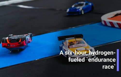 A six-hour, hydrogen-fueled `endurance race`